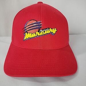 Vintage Reebok Phoenix Mercury WNBA Hat Adjustable Red NOS